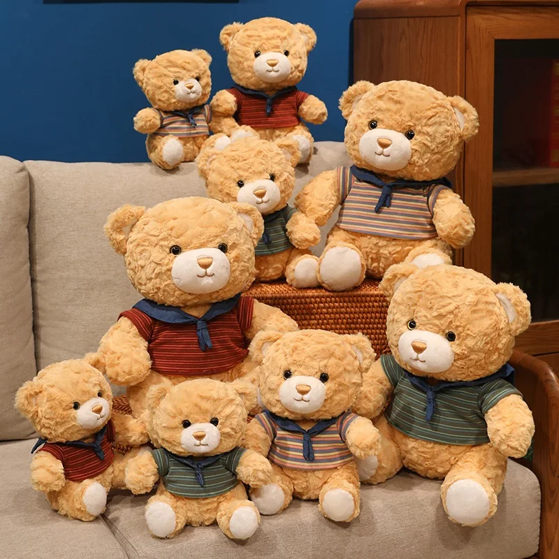 

Teddy Bear With Tshirt Plushie Toy Dolls Cartoon Soft Stuffed Dolls Girls Boys Birthday Toy Gift Kawaii Animals Plush Toys