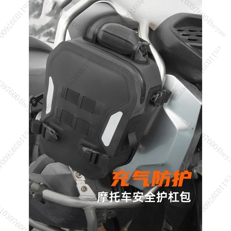 for 1 Pair waterproof Reflective Anti-Drop Motorcycle Bar Bag Airtight Protective Equipment With Reflective Material