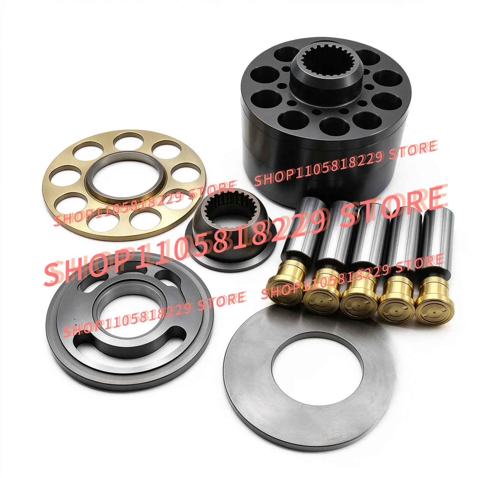 K7V180 Series Hydraulic Pump Spare Parts Rotor Group Kit K7V180DTP Excavator Piston Pump 340, 336, FM568, FM558