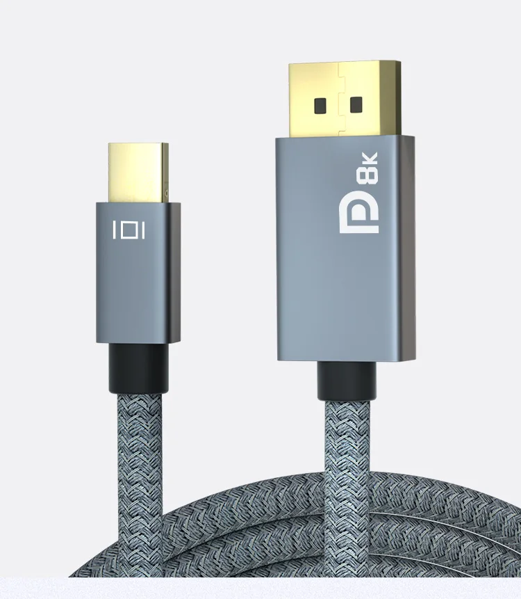 8K Mini DP zu DP Kabel 3m, bidirektional 4K240Hz Mini DisplayPort zu DisplayPort Kabel kompatibel mit Thunderbolt 2 für Laptops – Detail 16