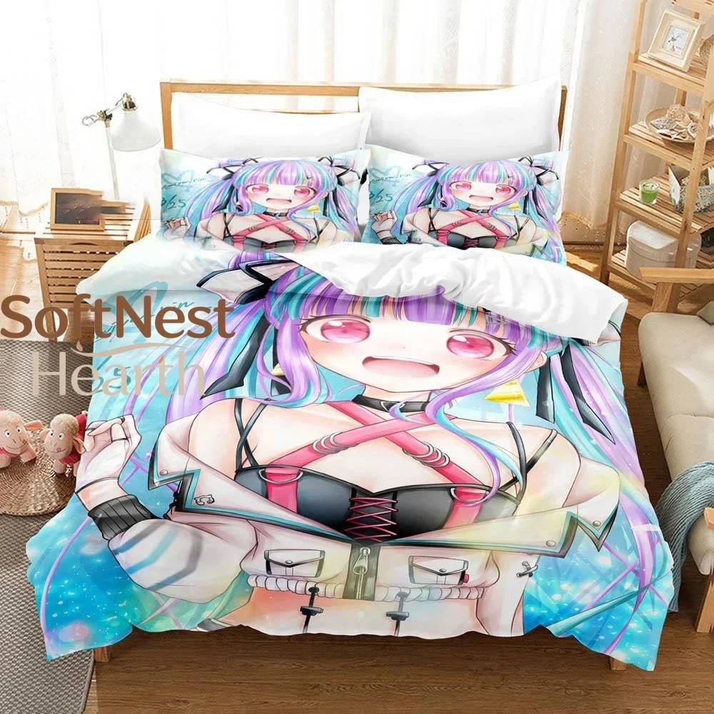 2026 Raise A Suilen Reona Nyubara Bedding Set Boys Girls Twin Queen Size Duvet Cover Pillowcase Bed Kids Adult Home Textileextil