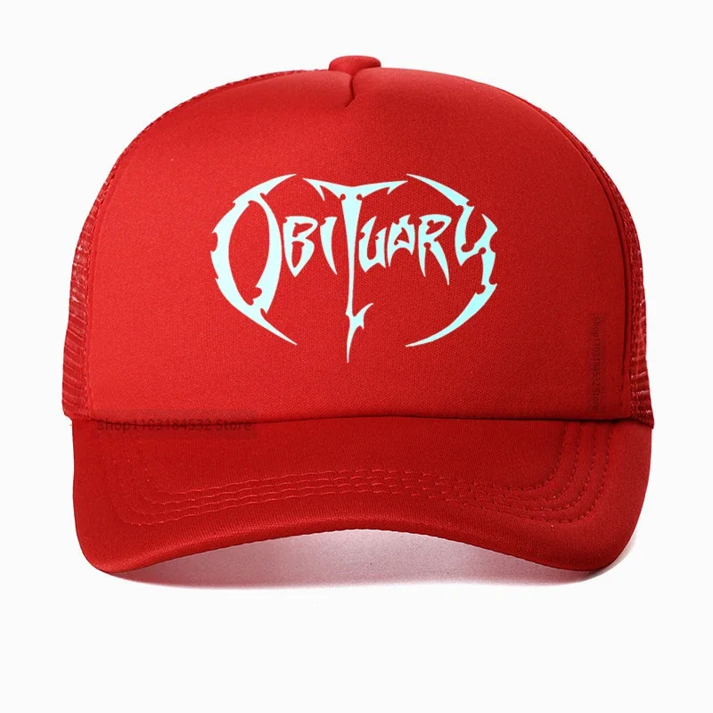 Heavy Metal Rock Music Men Women\'s Hat Obituary Baseball cap Hip Hop Death Metal Band Obituary hats Snapback caps Casquette