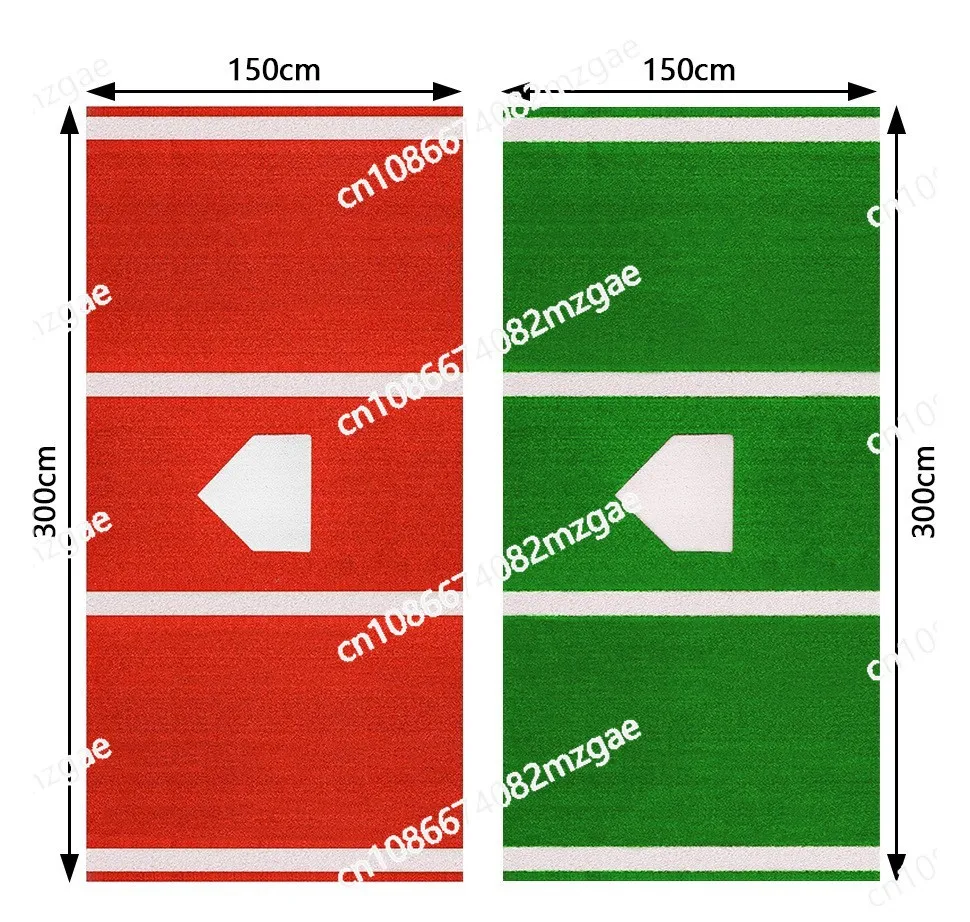 Baseball Non-Slip Pitching Practice Equipment, Softball Pitcher Batting Training with Slip-Resistant Design Surface