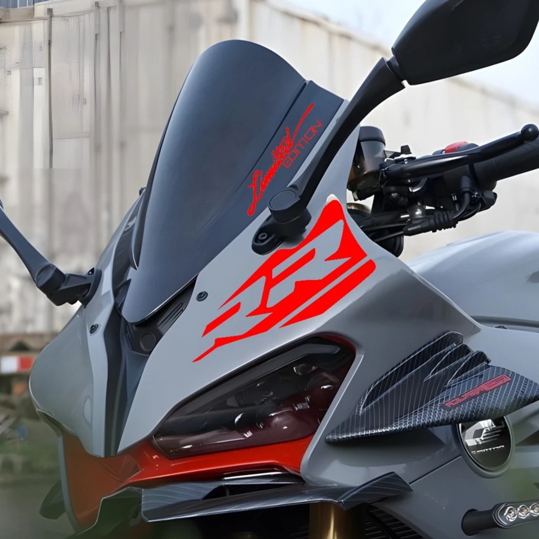 For QJMoto Fairing Stickers RR Racing Reflective Vinyl Fender Limited Edition Decal for SRT250 450 SRT650 Srt900sx Accessories