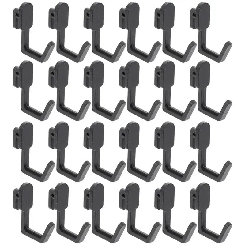 20/24pcs Peg Board Hook Plastic Pegboard Heavy Duty Pegboard Hooks Display Hook Shelf Hanger For Peg Board Tool