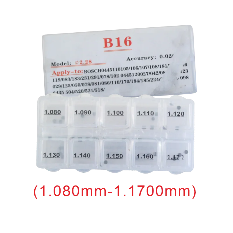 

Adjusting Shim B16 Common Rail Injector adjustment Shims B16 Quantity 50 Pieces/Lot