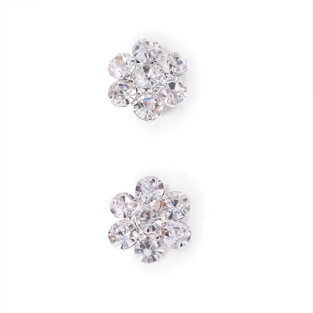 Sexy Flower Rhinestone Chest Stickers Jewelry for Women Shine Rhinestone Non Piercing Body Jewelry Accessories Festivel Gift