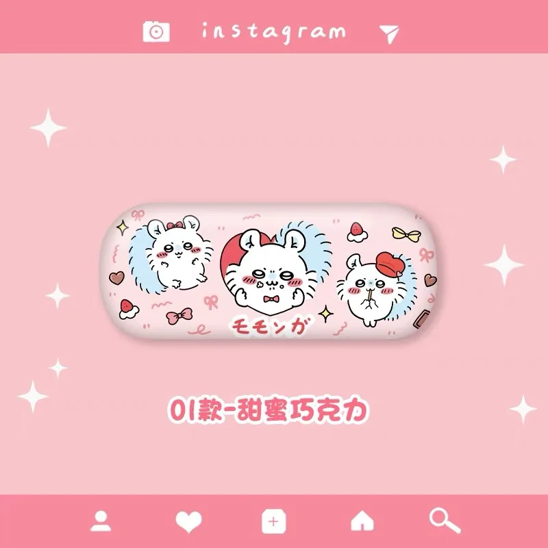 Estuche de gafas Kawaii Chiikawa, caja de almacenamiento de gafas bonita, caja de gafas de miopía portátil de dibujos animados para niñas, regalos