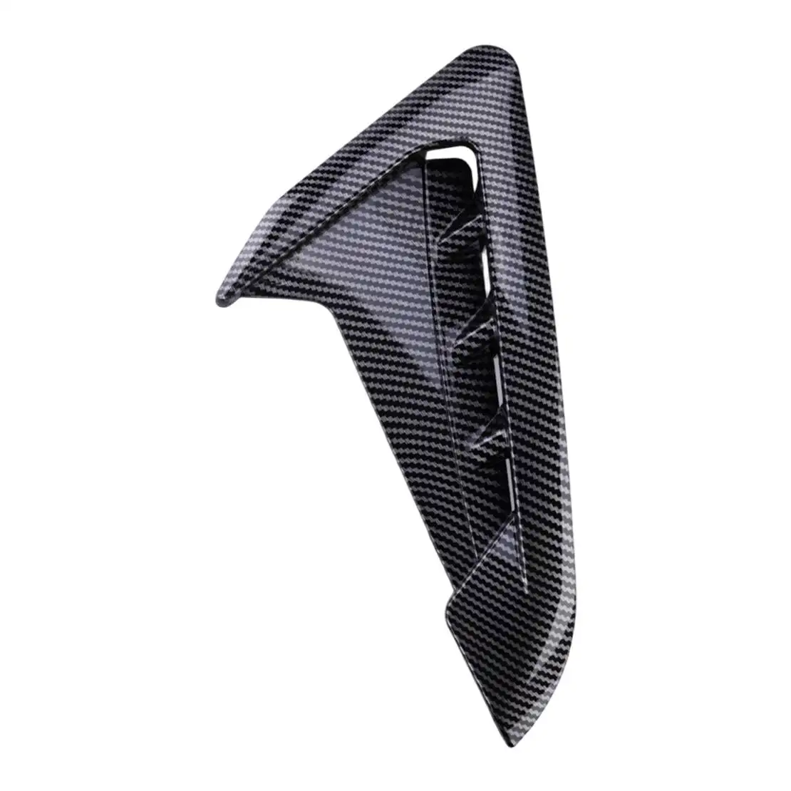 1 Pair Carbon Fiber Style Air Flow Grille Side Fender Vent Canard Cover Trim ABS Fit For BMW X3 X4 G01 G02 M-Sport 2018-2023