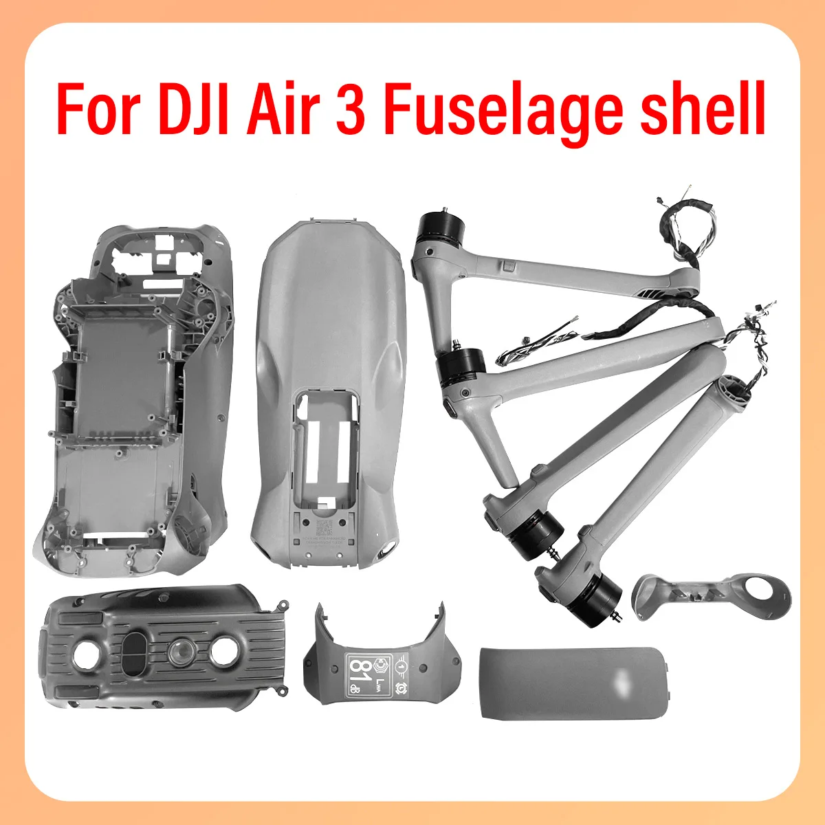 

Original Mavic Air3 Upper, Lower, Bottom Shell, Front, Rear, Left, Right Arm Front Cover 4g Cover Suitable for DJI Air3 Series D