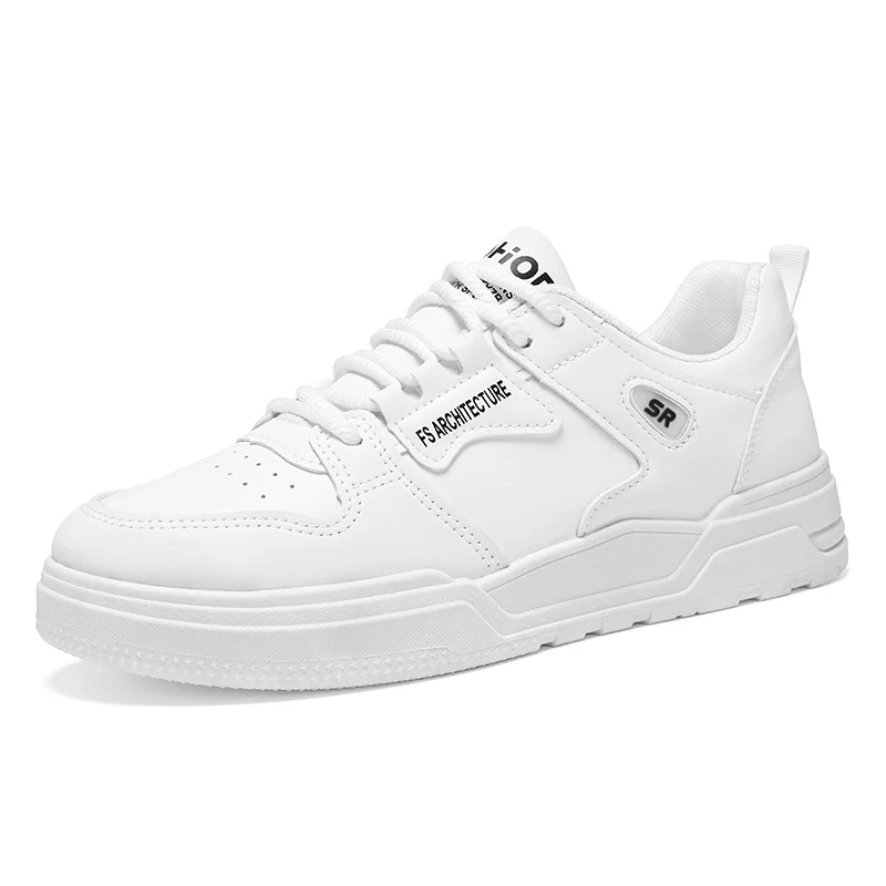 

Men Skateboard Shoes Fashion Outdoor Casual Sneakers White Runing Breathable Mens Sport Shoes Light Walking Shoes Tennis Shoes