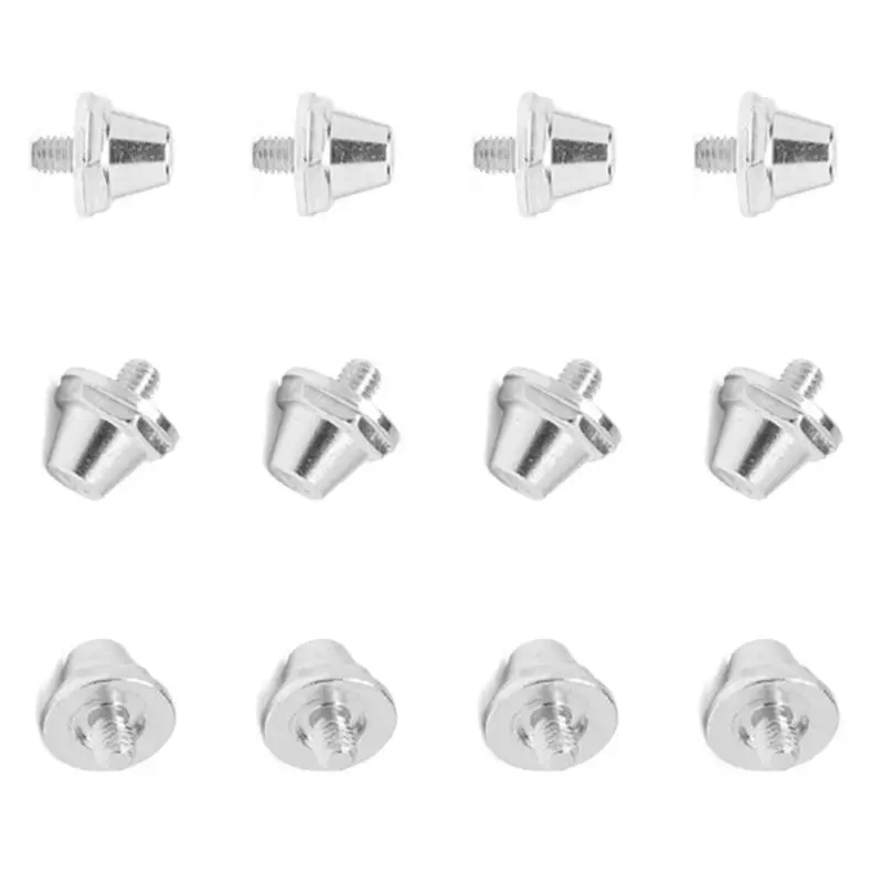 성인을위한 Y1UC 12PC/세트 축구 부츠 스터드 소년 소녀 어린이 신발 축구 스터드 교체 안전 알루미늄 축구 스터드