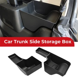 Car Trunk Side Storage Box Interior Cargo Tray For Jeep Wrangler JL Sahara Rubicon 2018 2019 2022 2021 Stowing Tidying Organizer