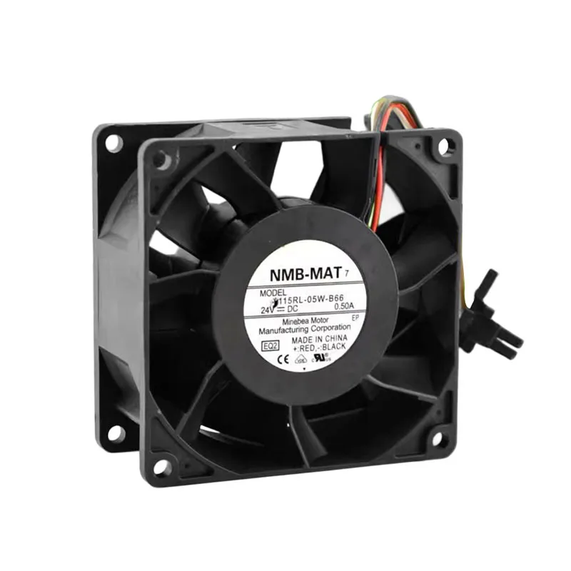 

NEW ORIGINAL 3115RL-05W-B66 24V 0.50A 8038 80x80x38mm COOLING FAN RADIATOR