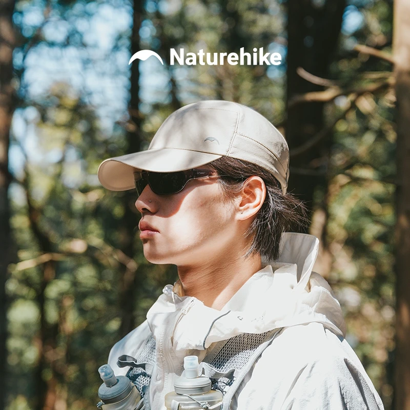 네이처하이크 초경량 스포츠 모자 UPF1000 + 등산 야외 여름 선 스크린 하이킹 모자 남성용 여성용 러닝 야구 모자