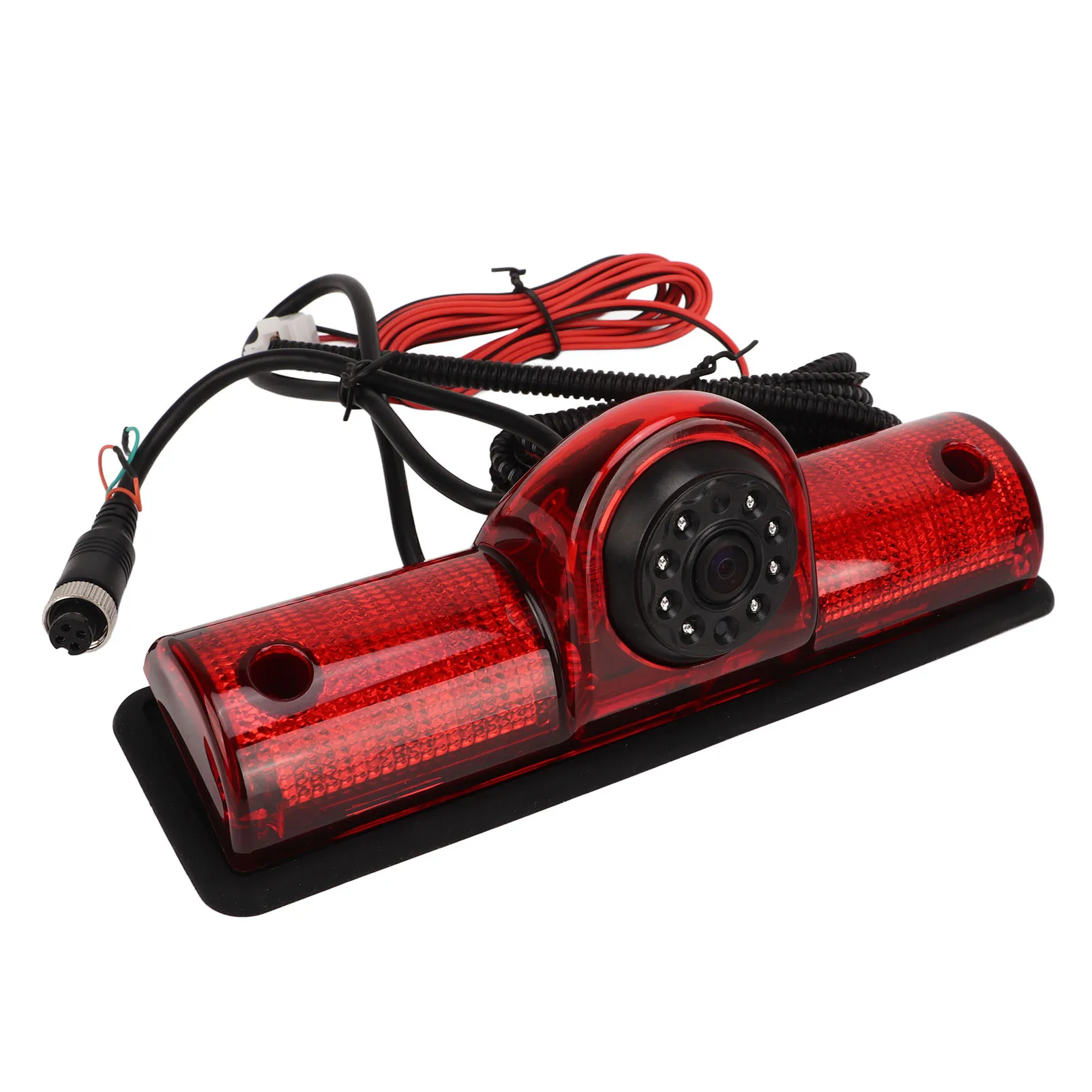 كاميرا ضوء الفرامل العالمية أداء مستقر 170 ° زاوية واسعة رؤية واسعة IP68 كاميرا عكسية مقاومة للماء وضوح للغاية للسيارة #4