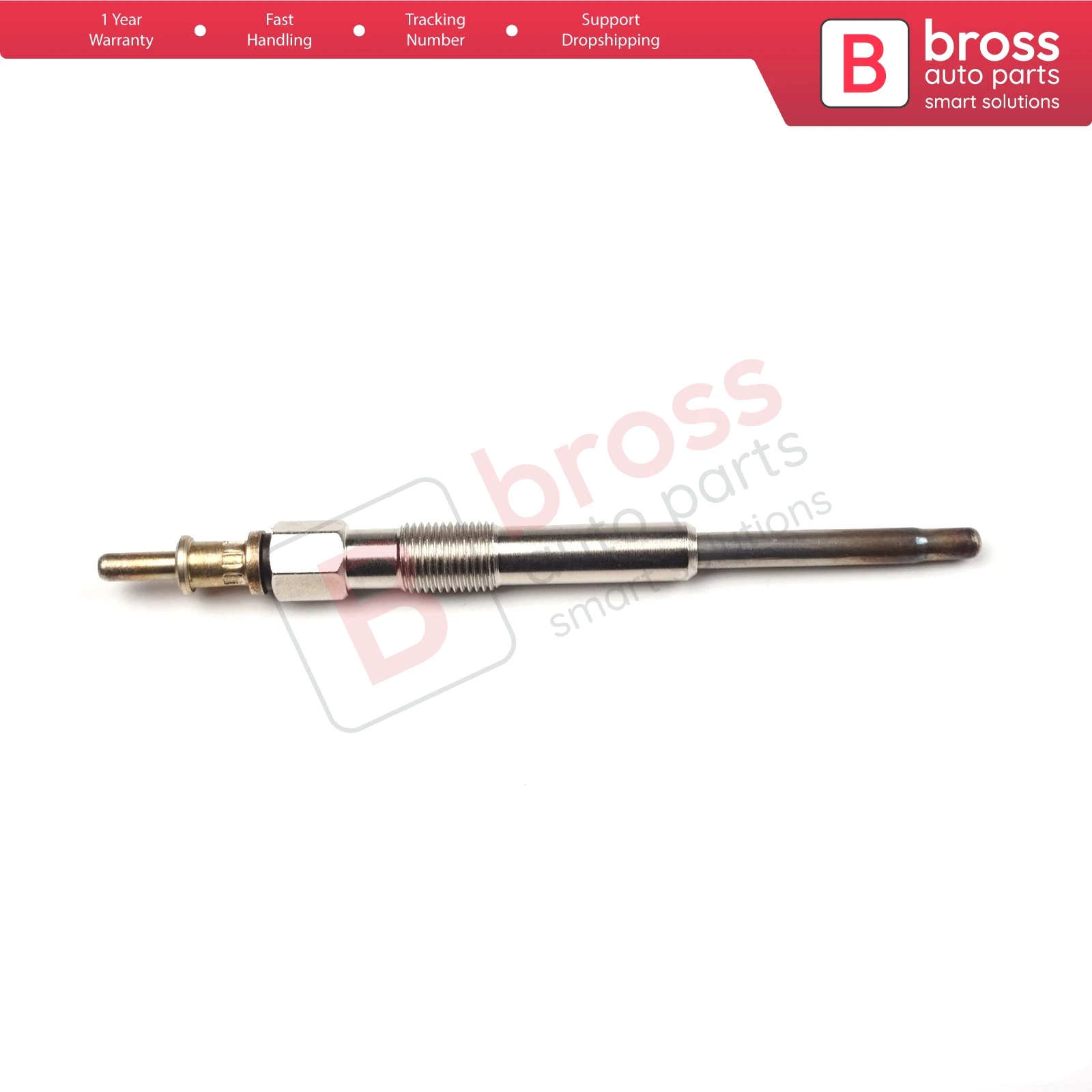 Bross BGP76 1 Piece Heater Glow Plug 11 Volt A6601590001 for Smart 0.8 CDI, GN015, 0100226392, 0 250 212 014, Y543J Top Store