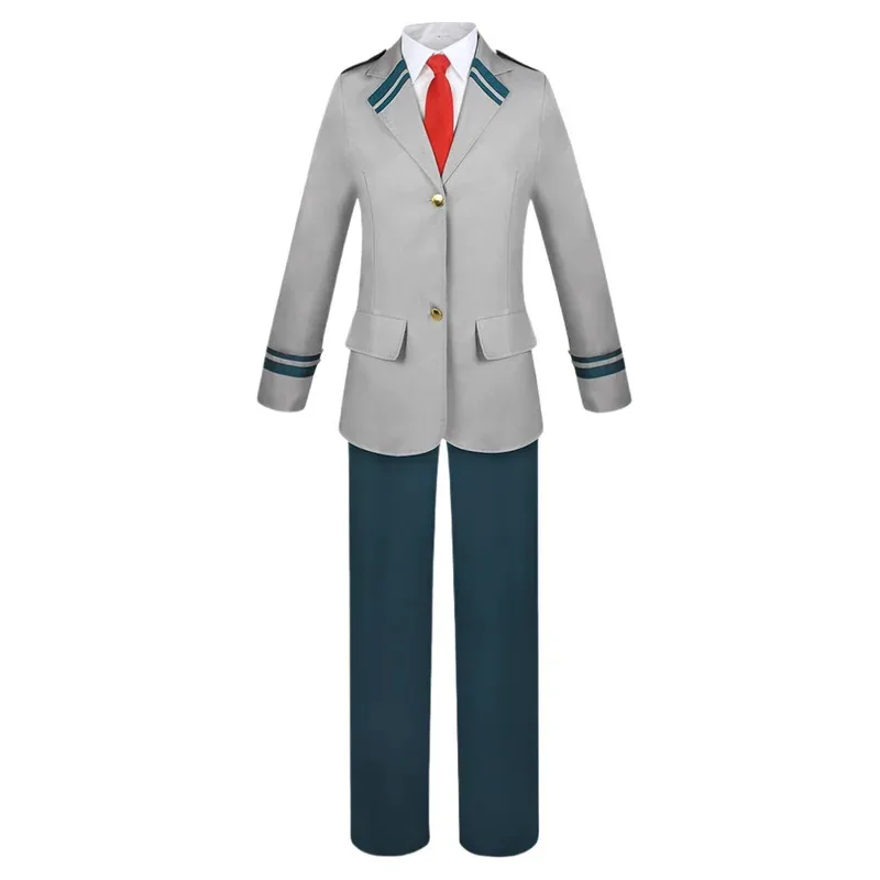Midoriya Izuku Deku Cosplay Costume Anime My Hero Academia Uniform Wigs for Halloween Christmas Festival Carnival Party