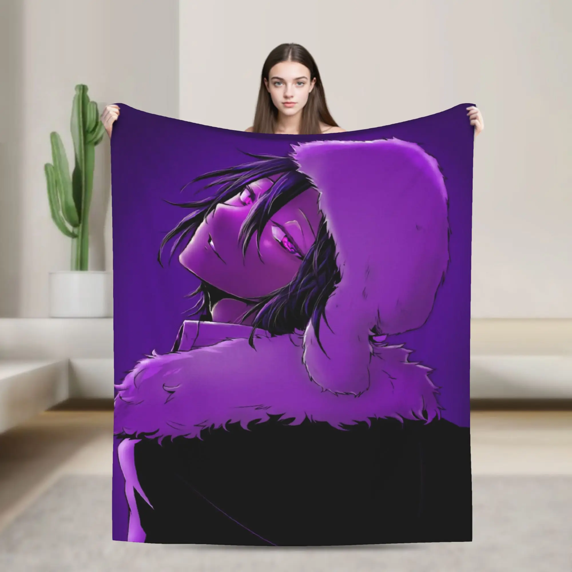 Soft Warm Blankets Travel Office Fyodor D From B-Bungo Stray Dogs Throw Blanket  Flannel Bedspread For Couch Chair  Sofa Bed