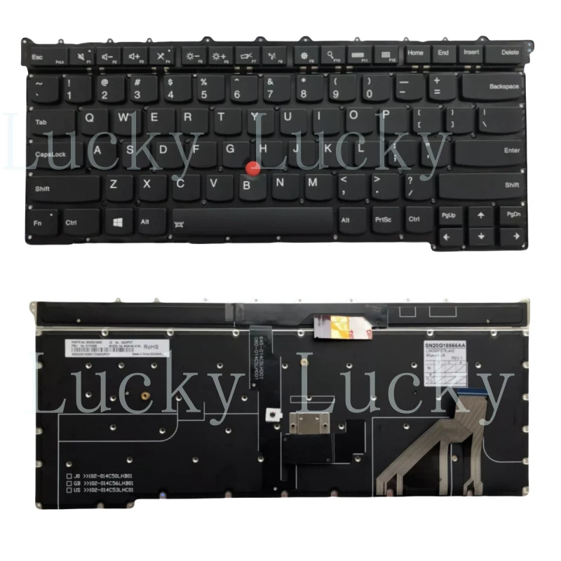 

Новая американская клавиатура с подсветкой 2015 года для Lenovo Thinkpad X1 Carbon Gen 3rd 01YQ389