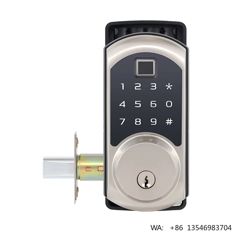 Unice Key and Password Smart Locks Handle Kit Matte Black Front Door Lock Electronic Smart Deadbolt with High Safety