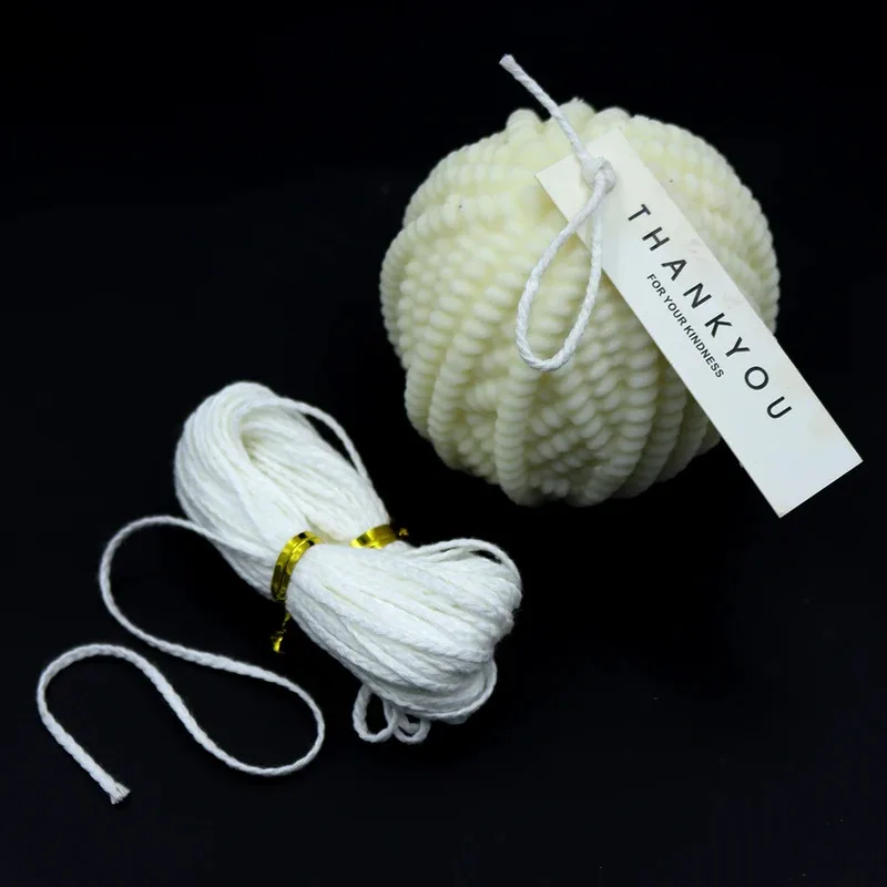 

20M Non-Smoke Cotton Candle Wick - DIY Soy Paraffin Candle Making Tools Set