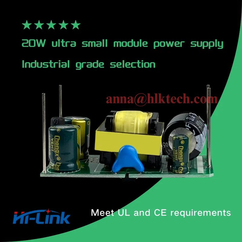 Mini Módulo de Alimentação Inteligente, Interruptor Doméstico, AC-DC 220V a 5 V, 2W, HLK-2M05, 1Pc Lot, Frete Grátis