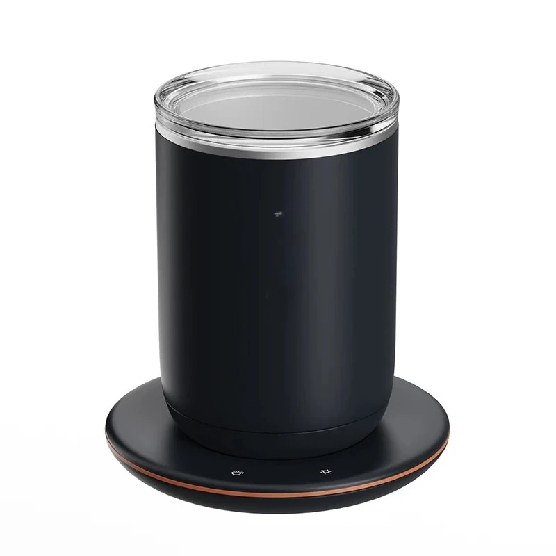 *For 2 in 1 Coffee Cup Warmer Magnetic Stirring Mug for Home Office USB Electric Mixing Cup Beverage Warmer Heating Plate*