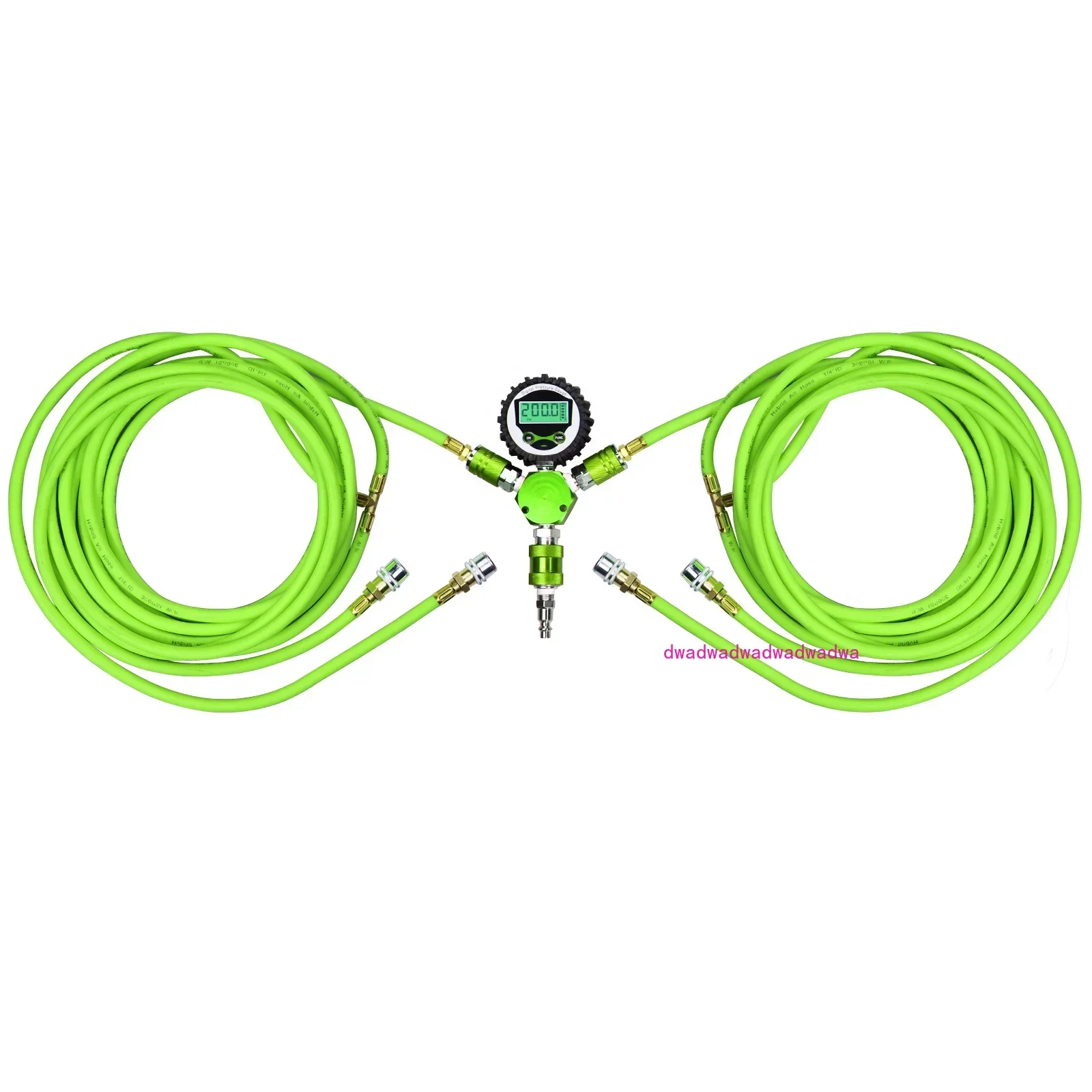 

4 Way Digital Tire Inflation Deflation System With Pressure Gauge Customize Hose and Air Chuck