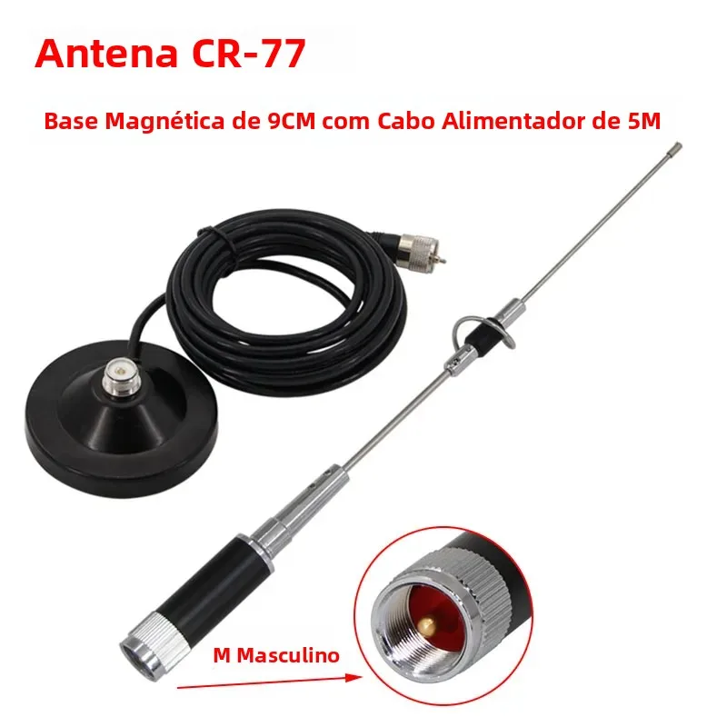 for-walkie-talkie-ham-mobile-car-radio-cr-77-144-430mhz-wide-band-antenna-pl-259-connector-cr77-and-magnetic-mount-base-adapter