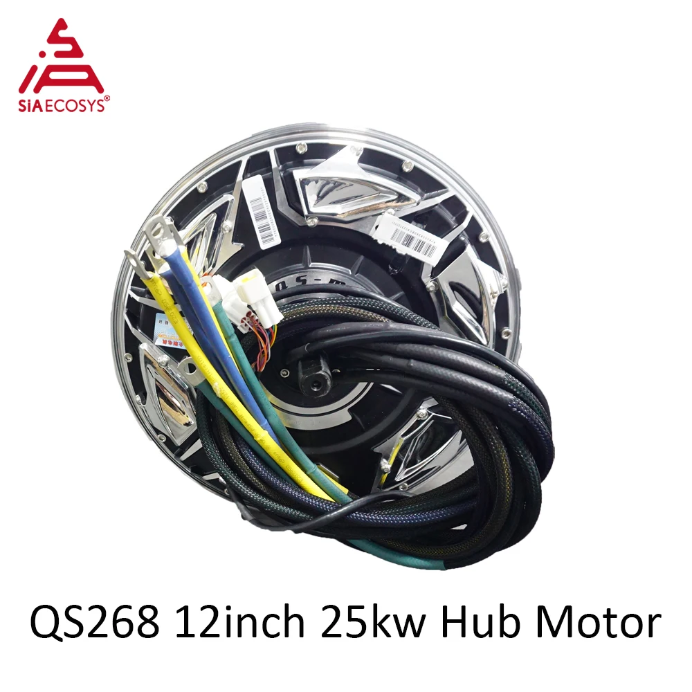 

QS Motor Hub Motor 12*3.5inch 268 90H 25kW 72V Electric Motor for Electric Scooter Motorcycle