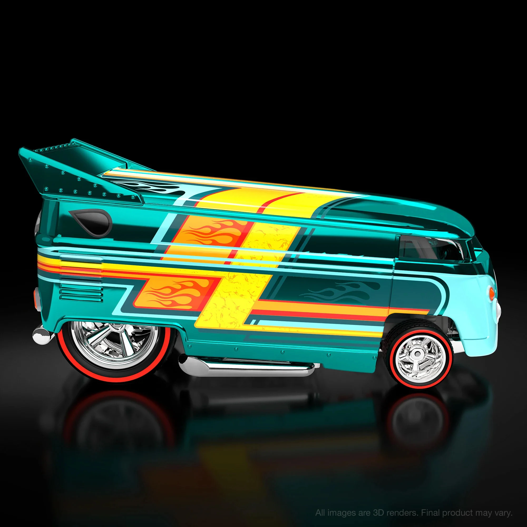 Hot Wheels Cars RLC Volkswagen Drag Bus 1/64 vehículos de juguete modelo fundido a presión de Metal