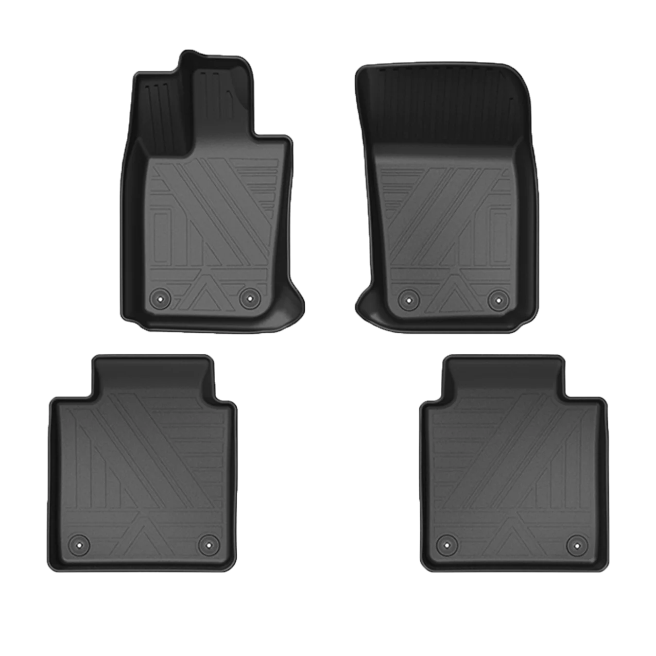 [LHD]Panamera Exclusive（4/5seats) 2017-2023 Four Seasons Waterproof and Anti-Slip TPE Floor Mat for Cars.