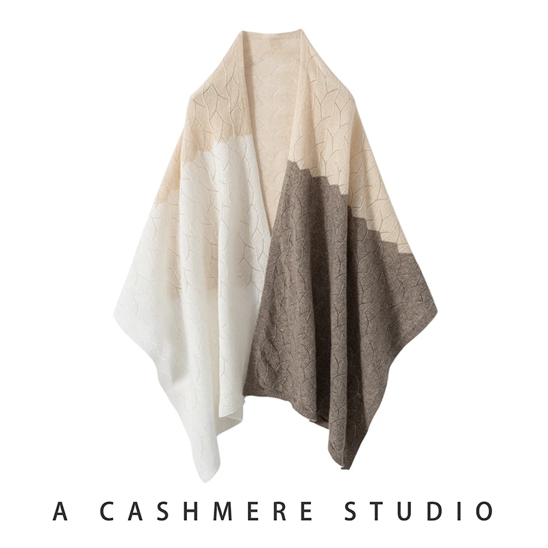 جودة عالية 100% الكشمير وشاح المرأة الشتاء الدفء شال محبوك أزياء من الدانتل يصل اللون منعت وشاح، لينة ومريحة