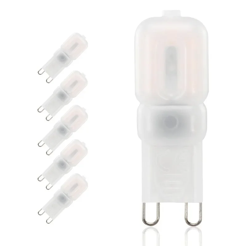 Pop 10PCS LED Bulb 3W 5W G9 Light Bulb AC 220V LED Lamp SMD2835 Spotlight Chandelier Lighting Replace 20w 30w Halogen Lamp