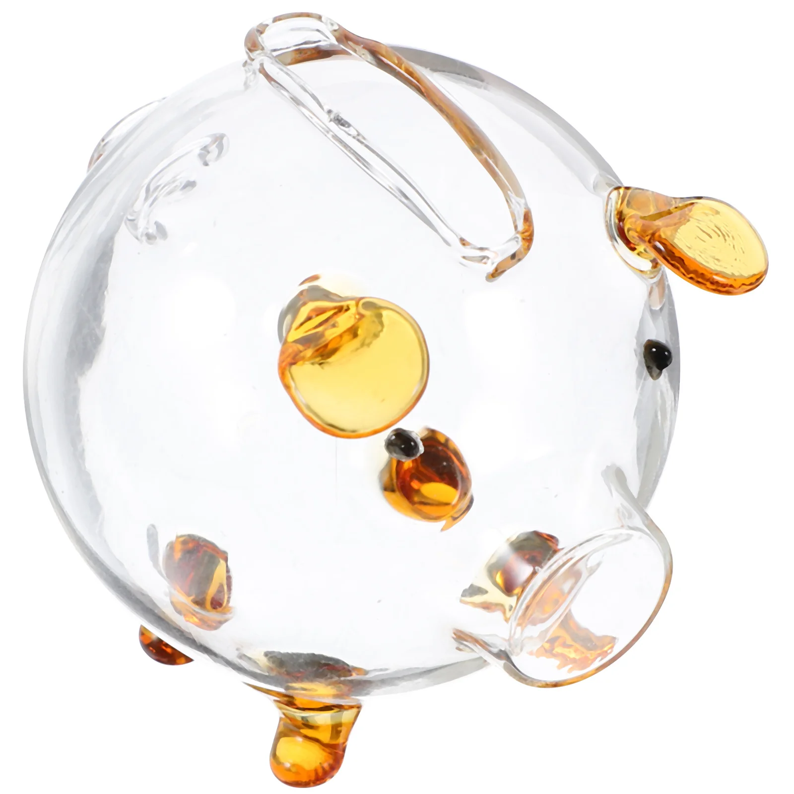 Helder glazen spaarpot Transparante geldpot Varkenvormige spaarpot Decoratief cadeau voor kinderen