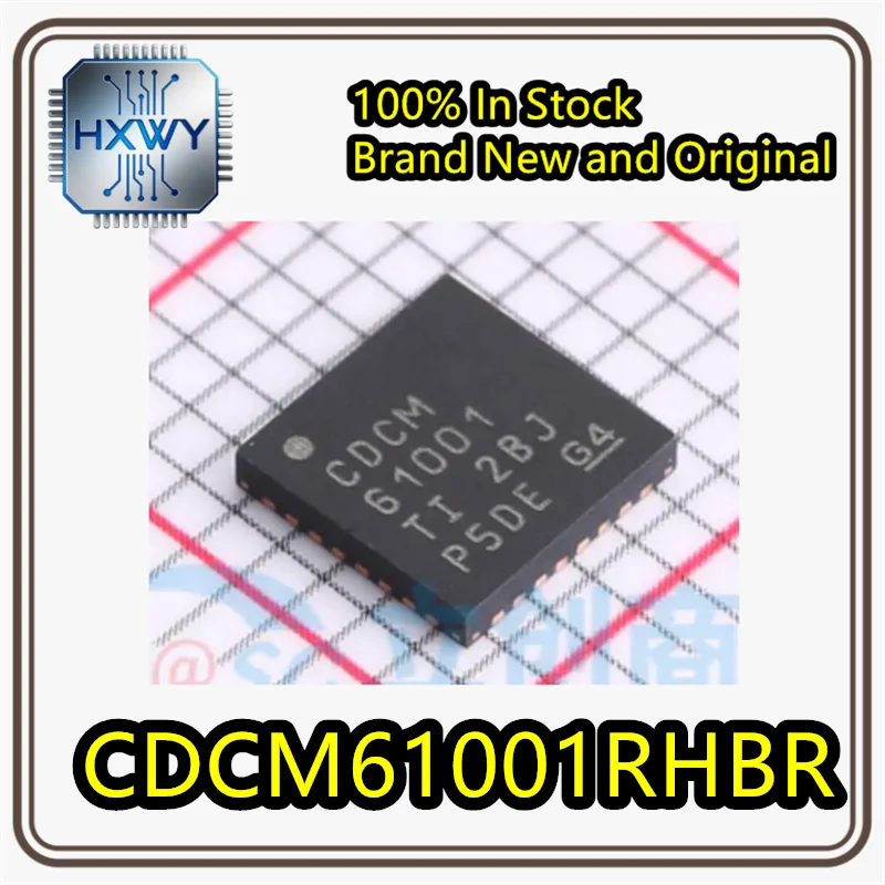 (1/5 piece) Original CDCM61001RHBR CDCM61001 VQFN32 Clock Generator/Frequency Synthesizer/PLL Chip  In Stock