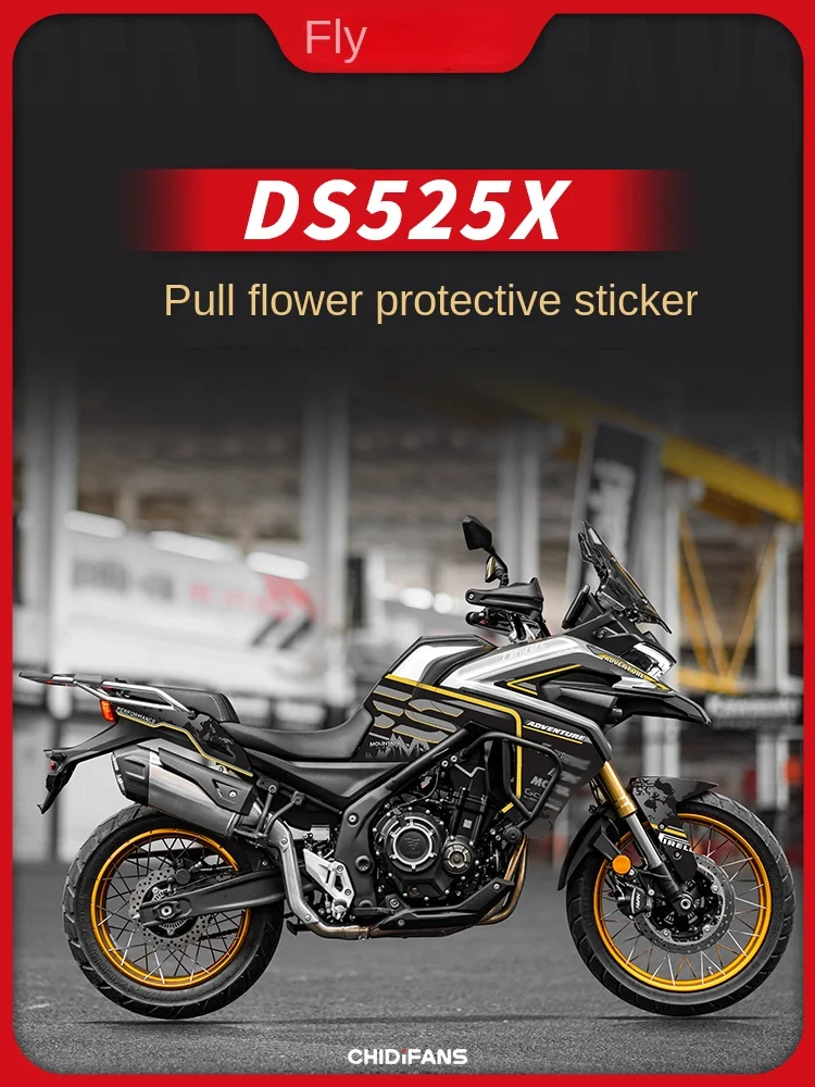 

For VOGE DS525X 525DSX DSX525 DS 525X Motorcycle Fairing Body Sticker Decorative Fuel Tank Pad Decals Kit Protector Accessories