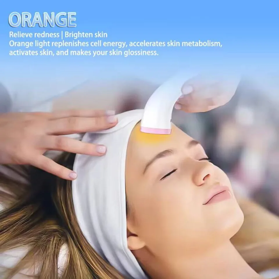 الوجه يتلاشى الفول طباعة الطاقة حب الشباب إزالة الجمال جهاز مدلك الوجه العلاج بالضوء آلة الأحمر الأزرق حب الشباب بقعة العلاج