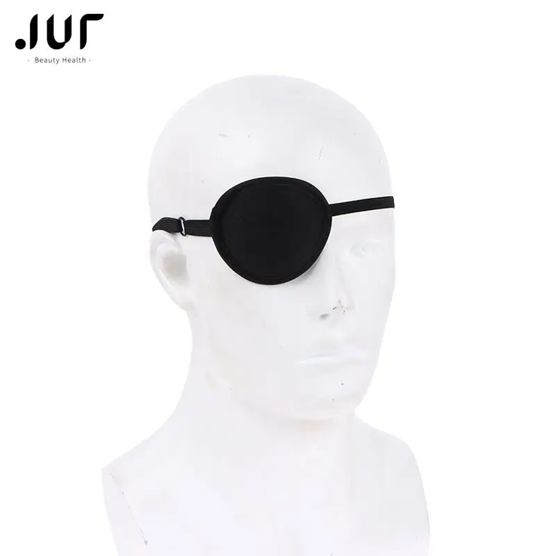 

Pirate Eye Patch Unisex Black Single Eye Patch Eyepatch One Eye Washable Adjustable Concave Eye Patch Kid Pirate Cosplay Costume