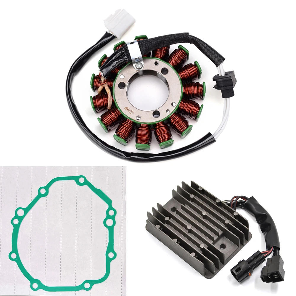 

GSXR1000 Stator Coil + Regulator Rectifier + Stator Cover Gasket For Suzuki GSX-R1000 2005 2006 / GSX-R GSXR 1000