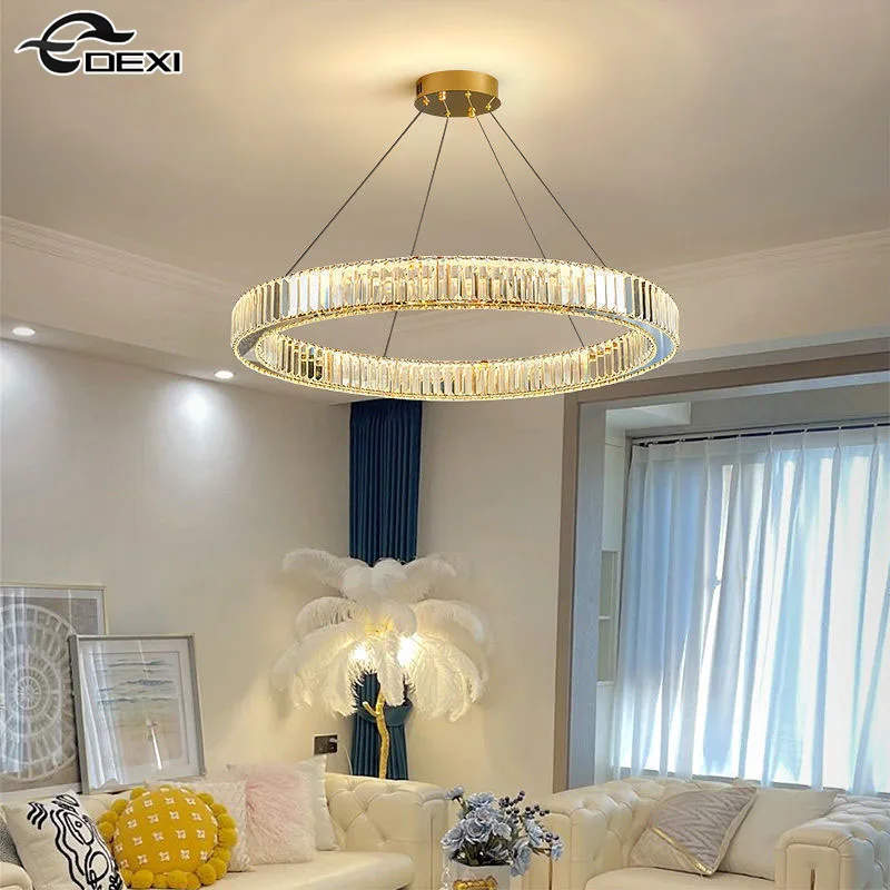 estilo escandinavo lustre de cristal quarto lampada do teto da sala de estar sala de jantar villa decorada iluminacao luz led trichcolor 01