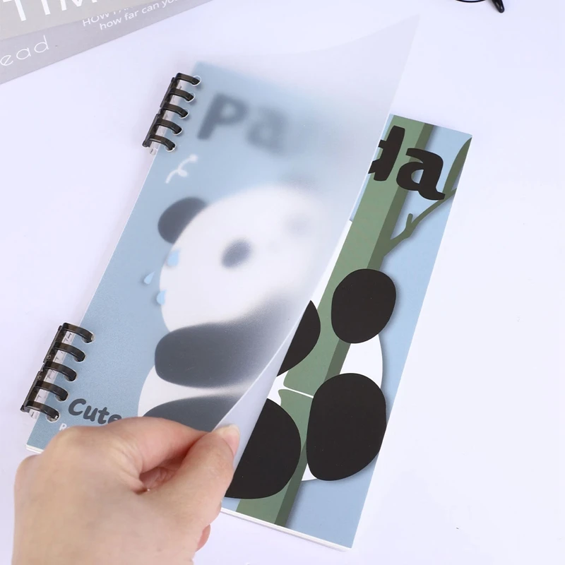 60 Sheets/ Book Outer Ring Panda Loose-leaf Kawaii A5 Notebook Creative DIY Journal Decor Stationery