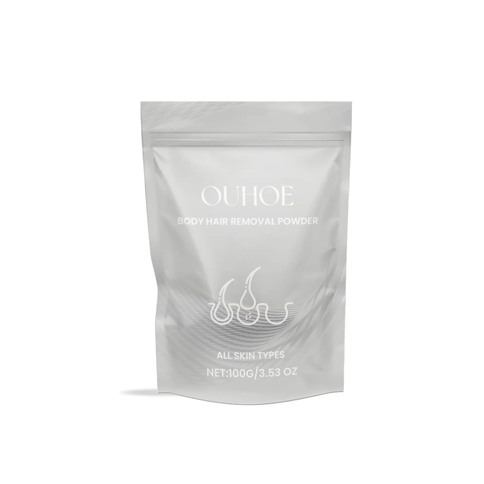 مسحوق إزالة شعر الجسم قوي الإبط الساقين الأسلحة لنزع الشعر غير مؤلم مزيل الشعر النظيف مثبط نمو الشعر امرأة الرجال العناية بالجسم #4