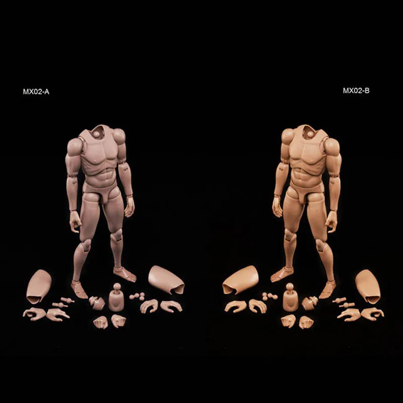 Figura DE ACCIÓN DE MX02-A a escala 1/6, figura masculina de Anime desnudo, cuerpo articulado súper Flexible, figuritas coleccionables, envío gratis