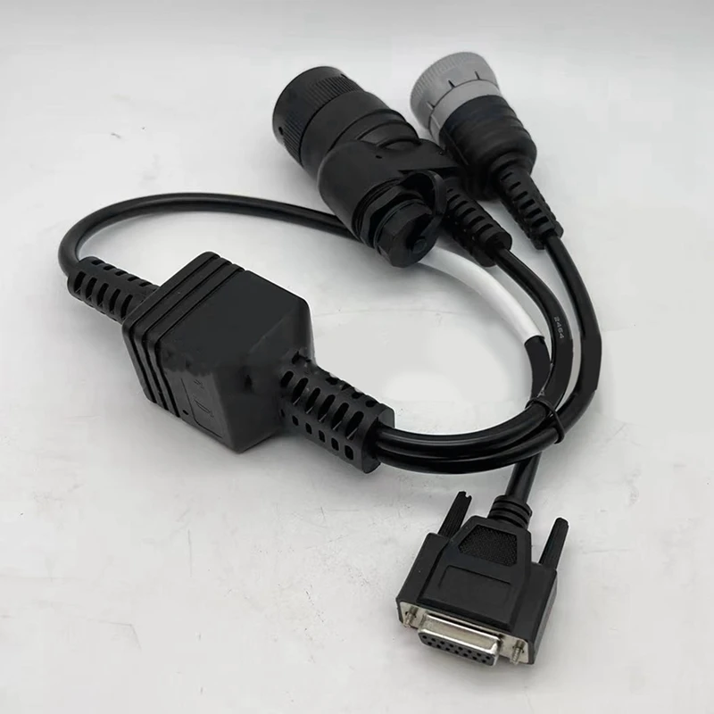 Pop Pop 9 Pin 14Pin Ethernet Connection Cables For CAT ET4 Communication Adapter Cable 478 Diagnostic Tool PN 457-6114 Durable