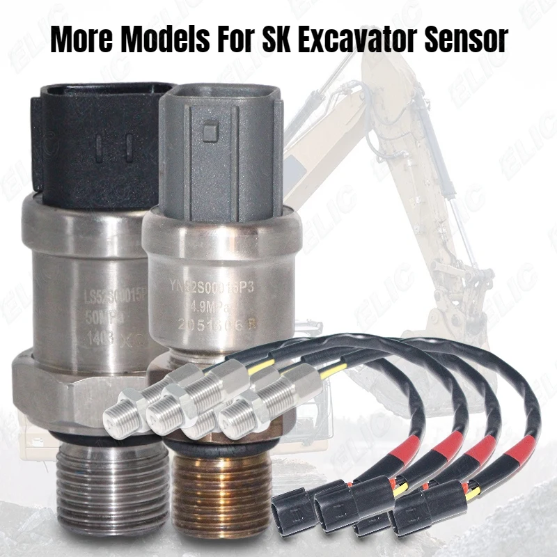 ELIC Excavator Parts SK200-8 SK250-8 Water Temperature Sensor VH834601510A