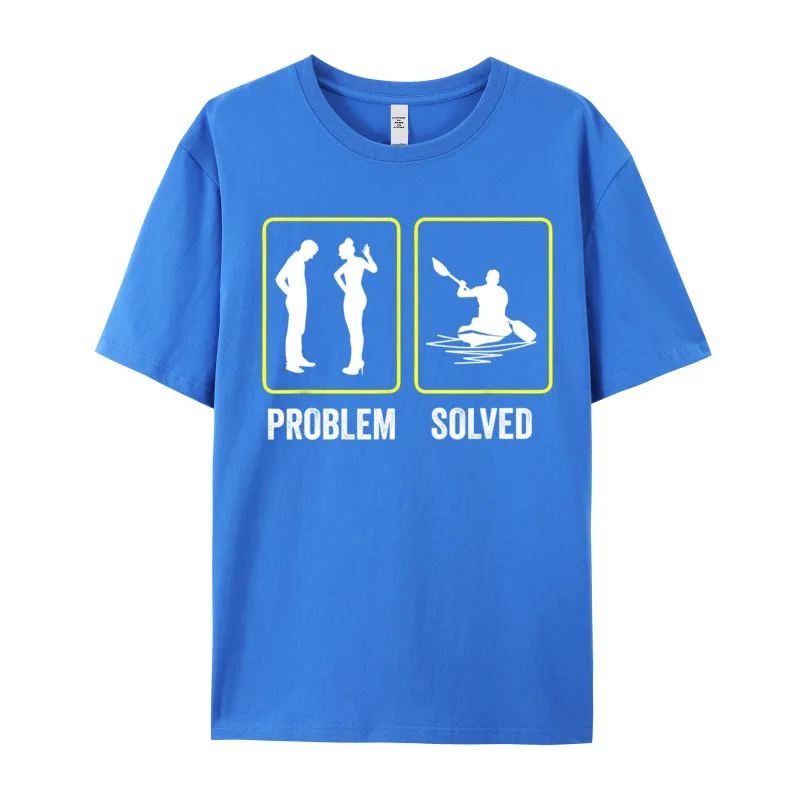 Funky Mens Funny Kayak Shirt Great Casual Short Sleeve Tshirts Summer O-Neck Premium Cotton Tees Gift Idea Tops Shirt Print