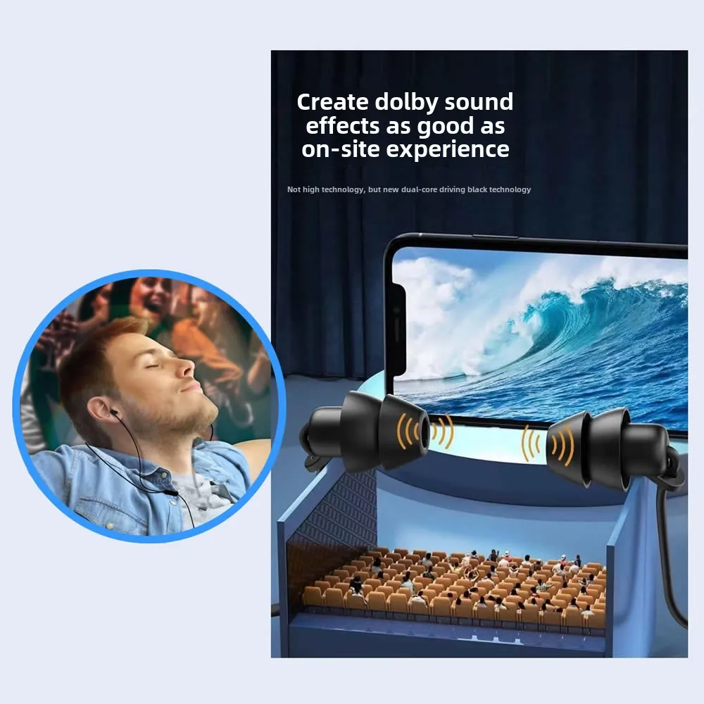 3.5 مللي متر سماعات أذن سلكية قصيرة سيليكون سماعة داخل الأذن النوم سماعة الموسيقى ل MP3 4/مشغل راديو لمحول الصوت بلوتوث #5