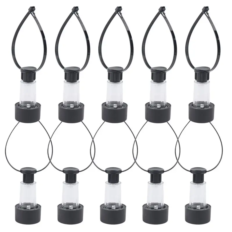 ABRW-10Packs LED Solar Lamp Waterproof Pool Lights Outdoor Swimming Pool Fence Garden Decoration Lamp For Yard